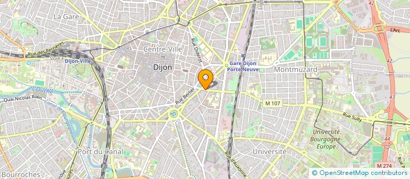 localisation de l'entreprise SCI BORMO à DIJON