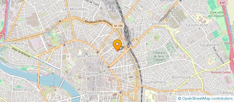 localisation de l'entreprise SCI BORN à TOULOUSE