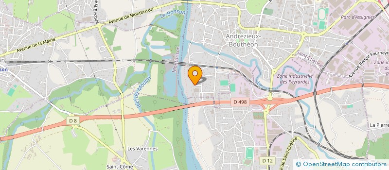 localisation de l'entreprise SCI BORNAT  ANDREZIEUX-BOUTHEON