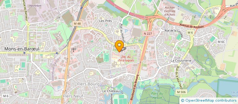 localisation de l'entreprise SCI BORNE à VILLENEUVE-D'ASCQ