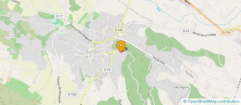 localisation de l'entreprise SCI BORO  EGUILLES