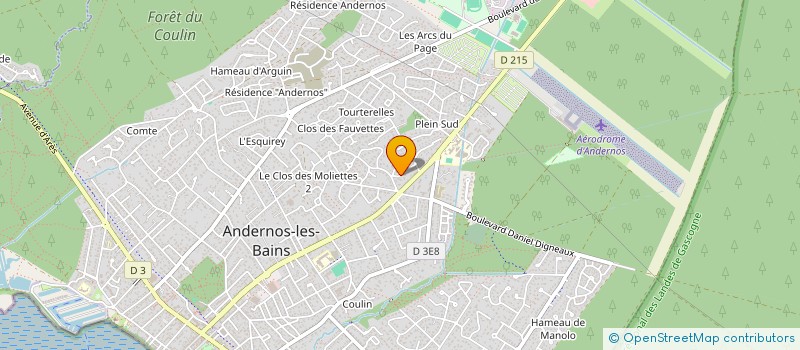 localisation de l'entreprise SCI BOROMEE  ANDERNOS-LES-BAINS