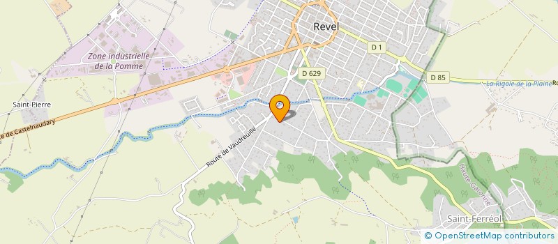 localisation de l'entreprise SCI BORREL VIGUIER  REVEL