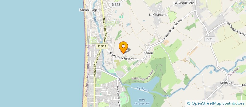 localisation de l'entreprise SCI BORROMEE  SAINT-PAIR-SUR-MER