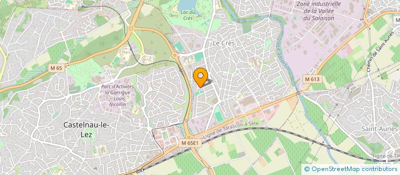 localisation de l'entreprise SCI BORROU à LE CRES