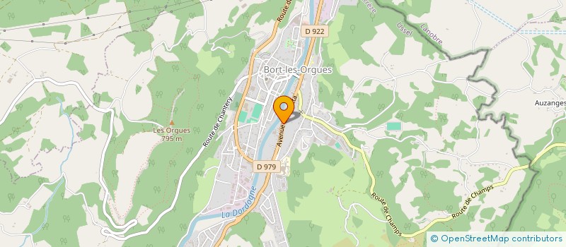 localisation de l'entreprise SCI BORT ARTENSE IMMOBILIER  BORT-LES-ORGUES