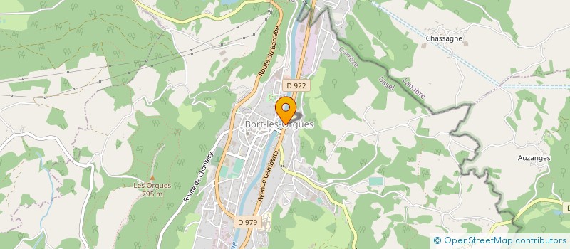 localisation de l'entreprise SCI BORT HOTEL  BORT-LES-ORGUES