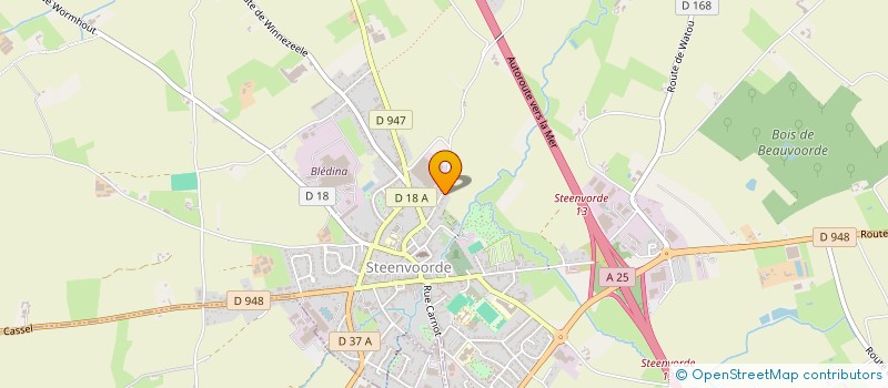 localisation de l'entreprise SCI BORT-IMMO  STEENVOORDE