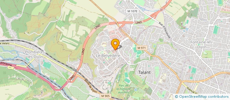 localisation de l'entreprise SCI BORTOLOTTI IMMO  TALANT