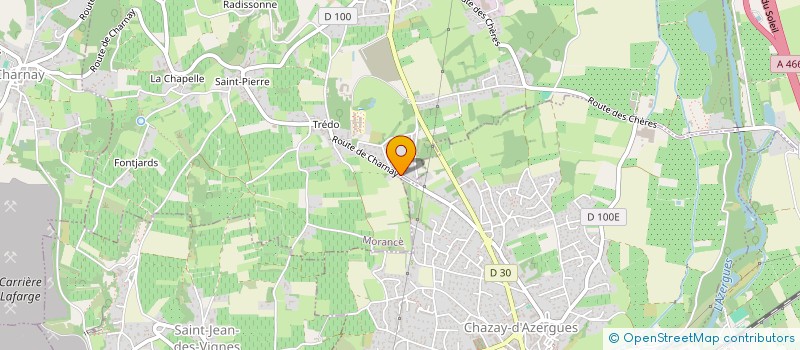 localisation de l'entreprise SCI BORY  MORANCE