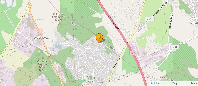 localisation de l'entreprise SCI BORYBOSQUET  ROGNAC