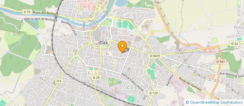 localisation de l'entreprise SCI BOSA à DAX