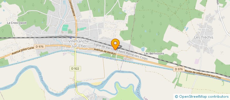 localisation de l'entreprise SCI BOSBOIS  VILLEFRANCHE-SUR-CHER