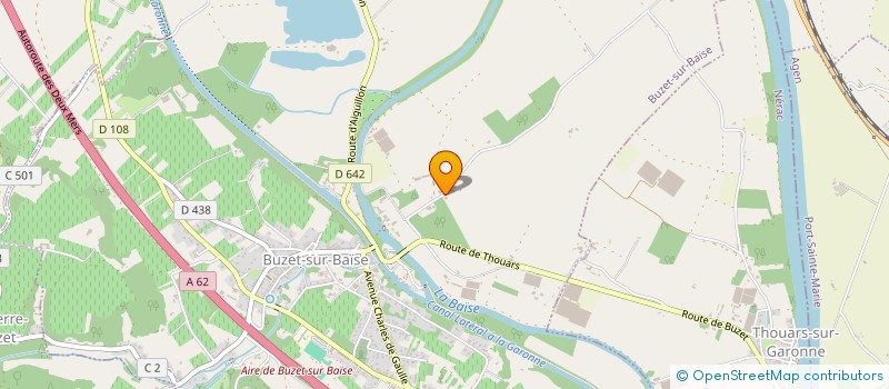 localisation de l'entreprise SCI BOSC DU LUC  BUZET-SUR-BAISE