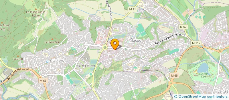 localisation de l'entreprise SCI BOSCH, NARME, PRIU  JACOU