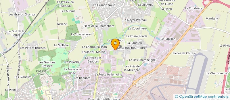 localisation de l'entreprise SCI BOSCHER-BLERE à NOTRE-DAME-D'OE