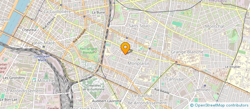 localisation de l'entreprise SCI BOSCHETTI  LYON 8EME