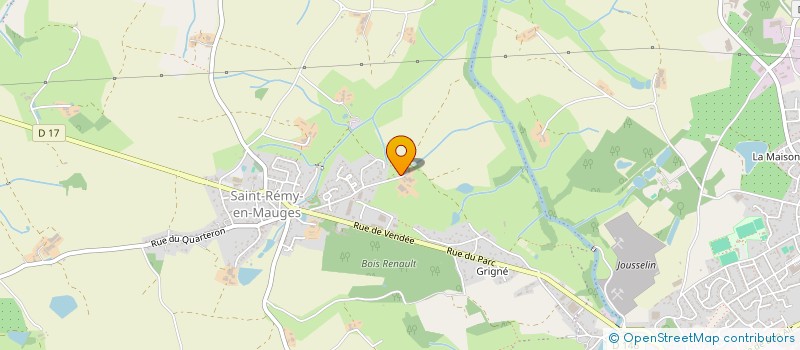 localisation de l'entreprise SCI BOSDEDORE  MAUGES-SUR-LOIRE