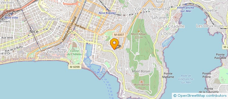 localisation de l'entreprise SCI BOSIO XV à NICE