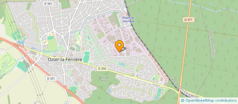 localisation de l'entreprise SCI BOSITE  OZOIR-LA-FERRIERE