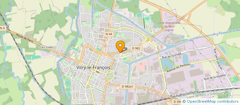 localisation de l'entreprise SCI BOSKOV à VITRY-LE-FRANCOIS