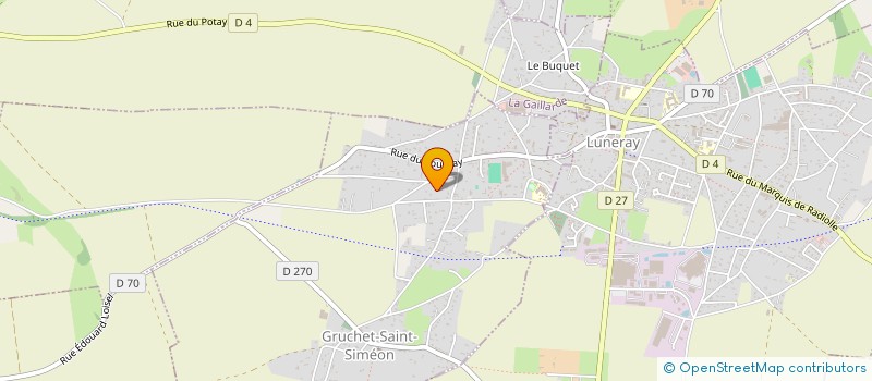 localisation de l'entreprise SCI BOSMELET  GRUCHET-SAINT-SIMEON