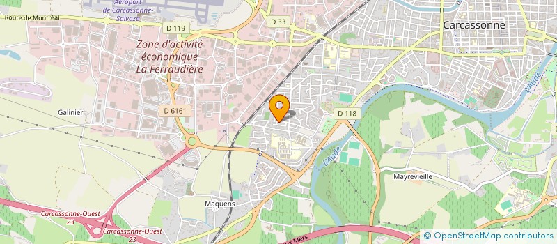 localisation de l'entreprise SCI BOSOM à CARCASSONNE