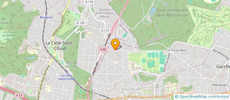 localisation de l'entreprise SCI BOSOU à VAUCRESSON