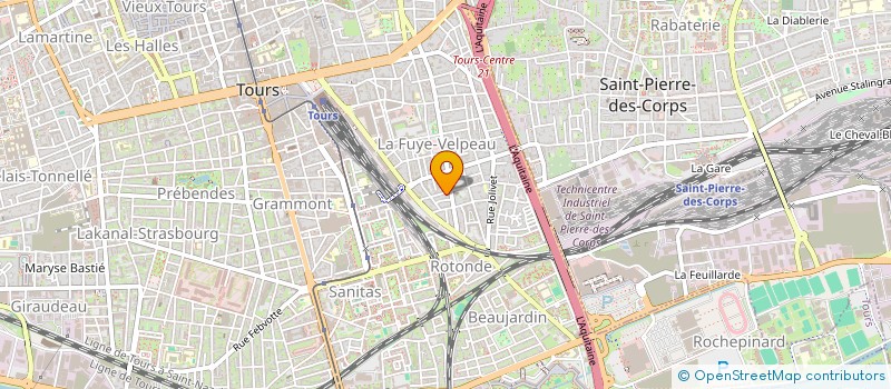 localisation de l'entreprise SCI BOSPHORE  TOURS
