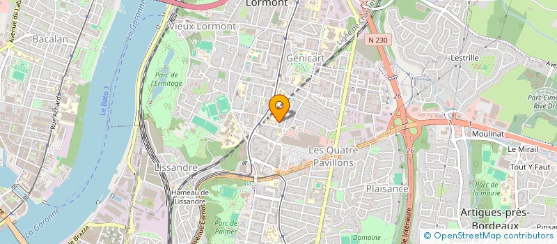 localisation de l'entreprise SCI BOSPHORE  LORMONT