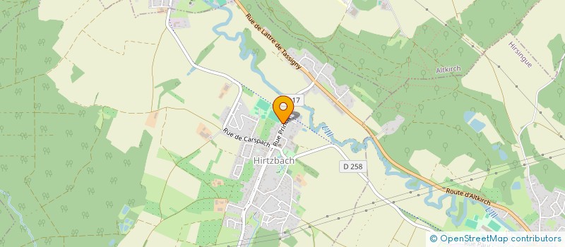 localisation de l'entreprise SCI BOSPHORE  HIRTZBACH