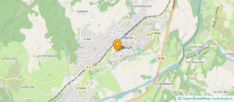 localisation de l'entreprise SCI BOSQ-GAUTHIER  EMBRUN