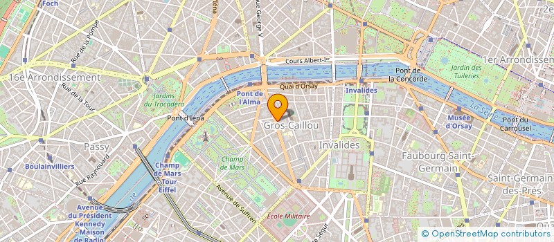 localisation de l'entreprise SCI BOSQUET 25  PARIS