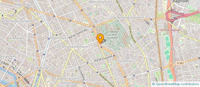 localisation de l'entreprise SCI BOSQUET  PARIS