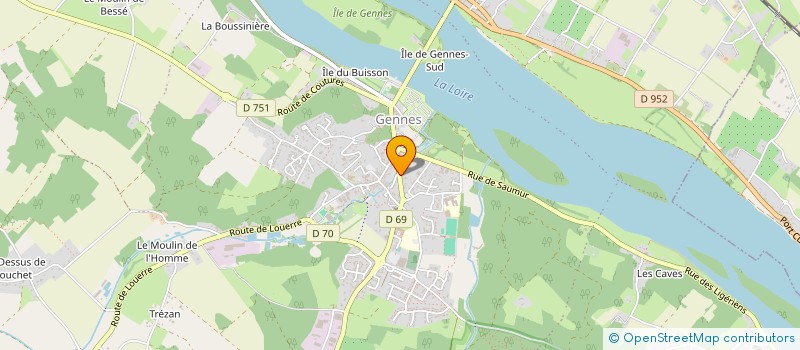 localisation de l'entreprise SCI BOSQUET à GENNES-VAL-DE-LOIRE