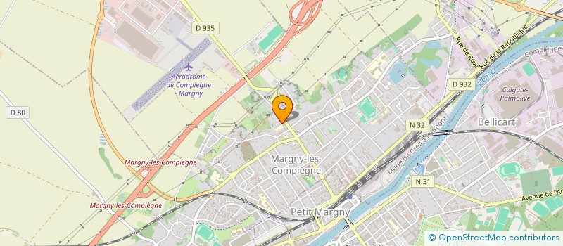 localisation de l'entreprise SCI BOSQUET DES TRENTE MINES  MARGNY-LES-COMPIEGNE