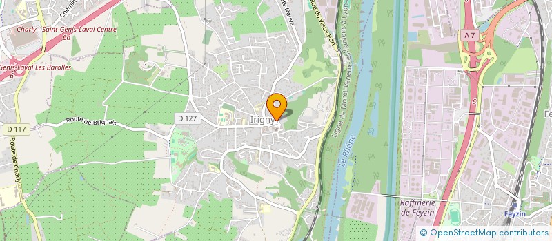 localisation de l'entreprise SCI BOSS  IRIGNY