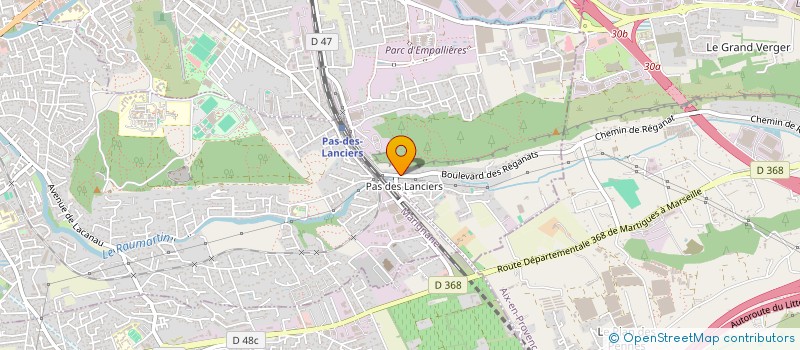 localisation de l'entreprise SCI BOSSAMA  SAINT-VICTORET