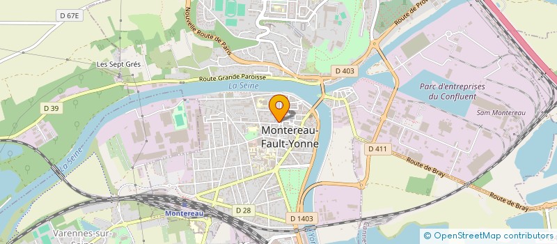 localisation de l'entreprise SCI BOSSON à MONTEREAU-FAULT-YONNE