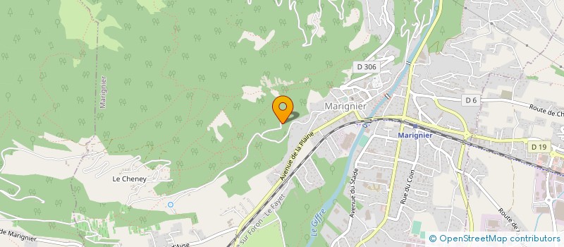 localisation de l'entreprise SCI BOSSON ET FILS  MARIGNIER