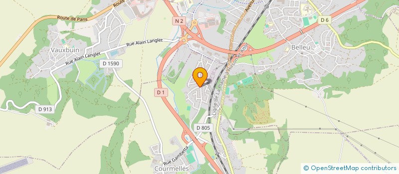 localisation de l'entreprise SCI BOSSU LEROY  COURMELLES