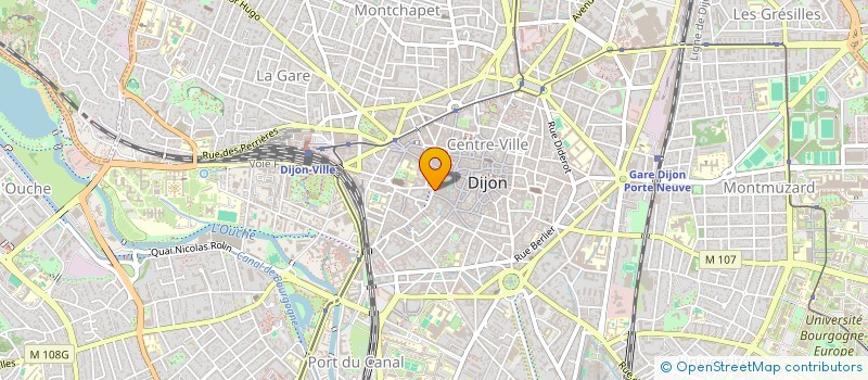 localisation de l'entreprise SCI BOSSUET à DIJON