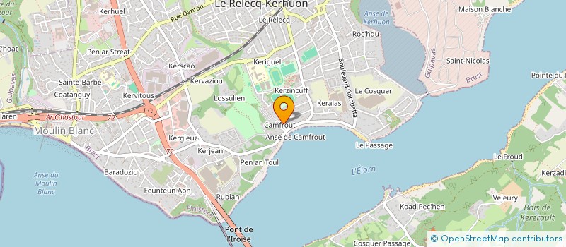 localisation de l'entreprise SCI BOSSUET  BREST