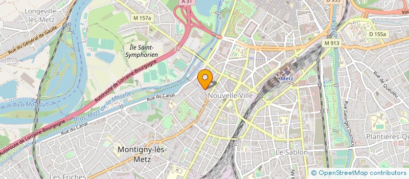 localisation de l'entreprise SCI BOSSUET IV à METZ