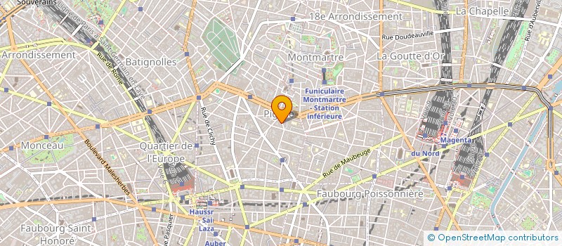 localisation de l'entreprise SCI BOSSUET LES ILES à PARIS