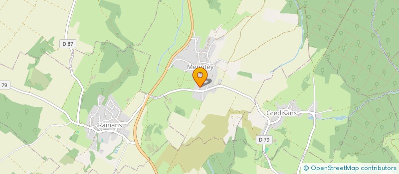 localisation de l'entreprise SCI BOSSY  MENOTEY