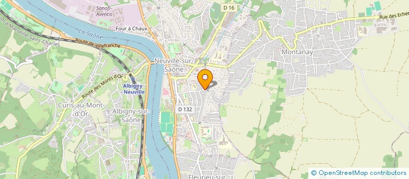 localisation de l'entreprise SCI BOSTE  NEUVILLE-SUR-SAONE