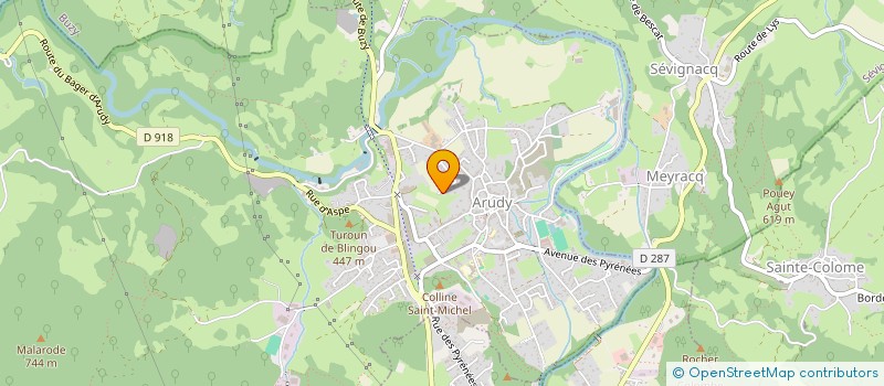 localisation de l'entreprise SCI BOSTOCK  ARUDY