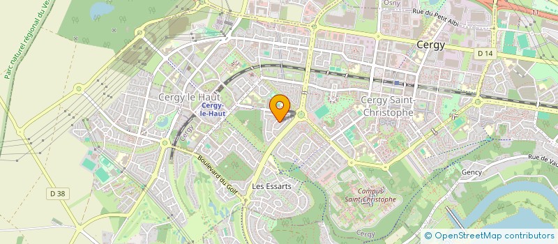 localisation de l'entreprise SCI BOSTON  CERGY