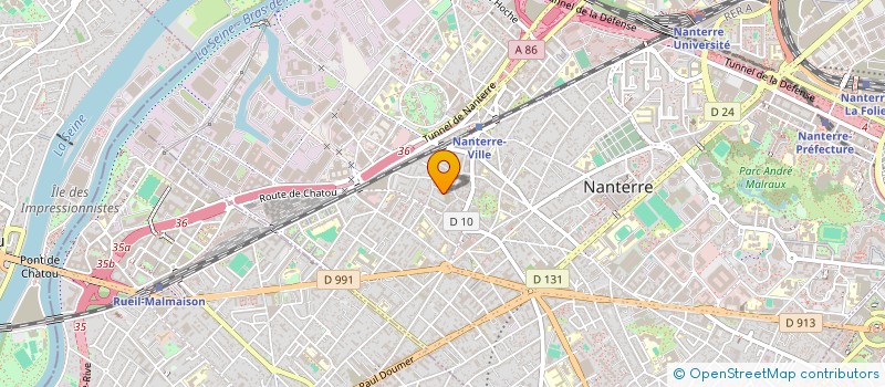 localisation de l'entreprise SCI BOSTON ASSET  NANTERRE